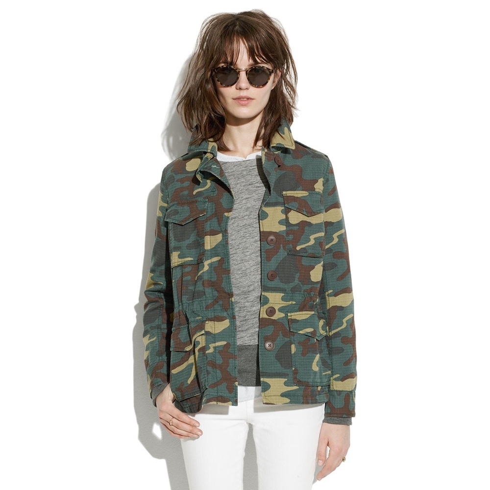 Madewell Outbound Jacket in Camo